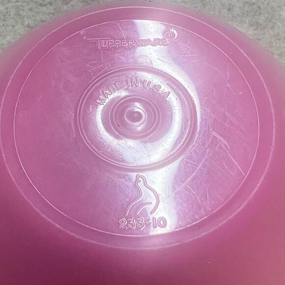Vintage Tupperware Pastel "Wonderlier" Nesting Bowl Set 3pc w/ Lids #233-235 - Picture 8 of 10